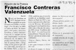 Francisco Contreras Valenzuela  [artículo] A. T.