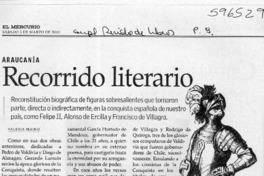 Recorrido literario  [artículo] Valeria Maino