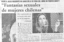 "Fantasías sexuales de mujeres chilenas"