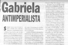 Gabriela antiimperialista.