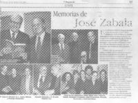 Memorias de José Zabala.