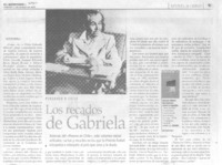 Los Recados de Gabriela.