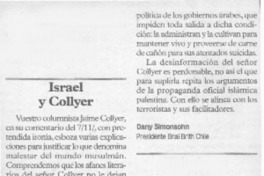 Israel y Collyer  [artículo] Dany Simonsohn
