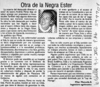 Otra de la negra Ester  [artículo] Pilar Mazuela A.
