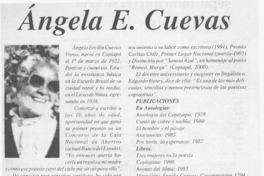 Ángela E. Cuevas  [artículo]