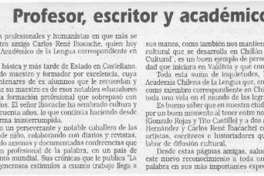 Profesor, escritor y académico  [artículo] Fernando Arriagada Cortés