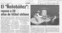 El "Ñoñobáñez", repaso a 20 años de fútbol chileno  [artículo]