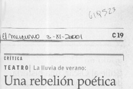 Una rebelión poética que vale la pena  [artículo] Pedro Labra H.