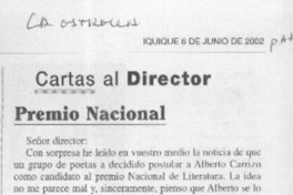 Premio Nacional  [artículo] Jaime Ilaja