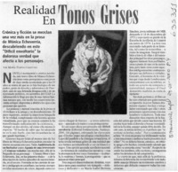 Realidad en tonos grises  [artículo] María Teresa Cárdenas