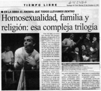 Homosexualidad, familia y religión, esa compleja trilogía  [artículo]