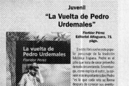 "La vuelta de Pedro Urdemales"  [artículo]