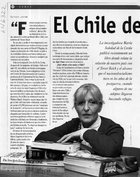 El Chile de los nazis  [artículo] Kathrine Liepins