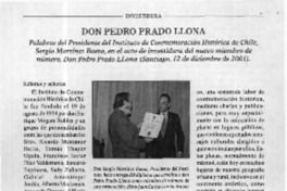 Don Pedro Prado Llona  [artículo]