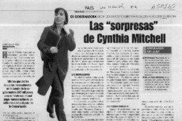 Las "sorpresas" de Cynthia Mitchell  [artículo]