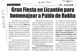 Gran Fiesta en Licantén para homenajear a Pablo de Rokha  [artículo]