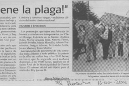¡Ahí viene la plaga!  [artículo] Marta Zúñiga Gatica