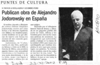 Publican obra de Alejandro Jodorowsky en España  [artículo]