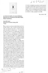 La estancia de Apaltas y las casas de Mendoza  [artículo] Mauro Matthei OSB