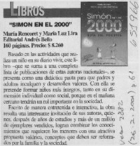 "Simón en el 2000"  [artículo]