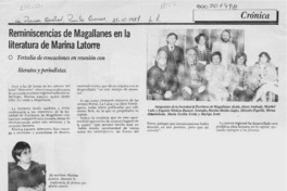 Reminiscencias de Magallanes en la literatura de Marina Latorre  [artículo].