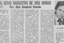 El genio narrativo de José Donoso