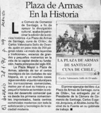 Plaza de Armas en la historia  [artículo].