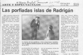 Las Porfiadas islas de Radrigán  [artículo].
