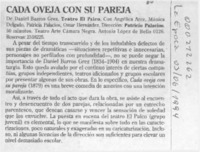 Teatro  [artículo] Eduardo Guerrero del Río.