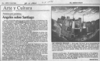 Angeles sobre Santiago  [artículo] Marcelo Novoa.