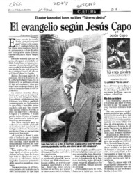 El evangelio según Jesús Capo  [artículo] Alejandra Gajardo.