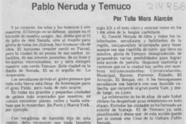 Pablo Neruda y Temuco