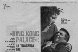 "King Kong Palace", la tragedia del hombre mono  [artículo] Claudia Cifuentes.