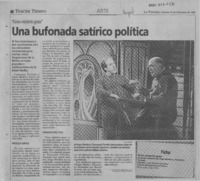 Una bufonada satírico política  [artículo] Yolanda Montecinos.
