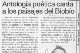 Antología poética canta a los paisajes del Biobío  [artículo].