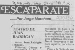 Teatro de Juan Radrigán