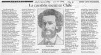 La cuestión social en Chile  [artículo] Alfredo Lastra Norambuena.