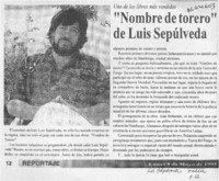 "Nombre de torero" de Luis Sepúlveda  [artículo].