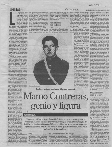 Mamo Contreras, genio y figura  [artículo] Hernán Millas.