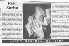 Raúl Zurita  [artículo].