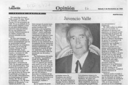 Juvencio Valle  [artículo] Martín Ruiz.