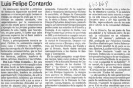 Luis Felipe Contardo  [artículo] Marcos Camus Tobar.
