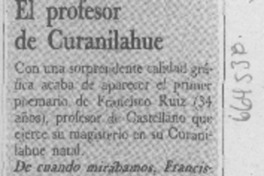 El profesor de Curanilahue.