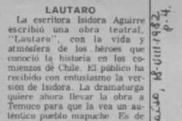 Lautaro  [artículo]
