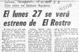El Lunes 27 se verá estreno de El Rostro.