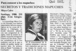 Secretos y tradiciones mapuches.