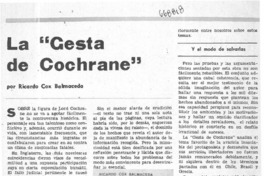 La "Gesta de Cochrane"  [artículo] Andrés Huneeus.