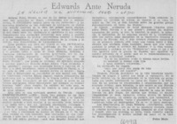 Edwards ante Neruda