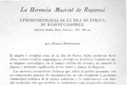 La Herencia musical de Rapanui