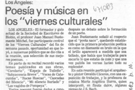 Poesía y música en los "viernes culturales".